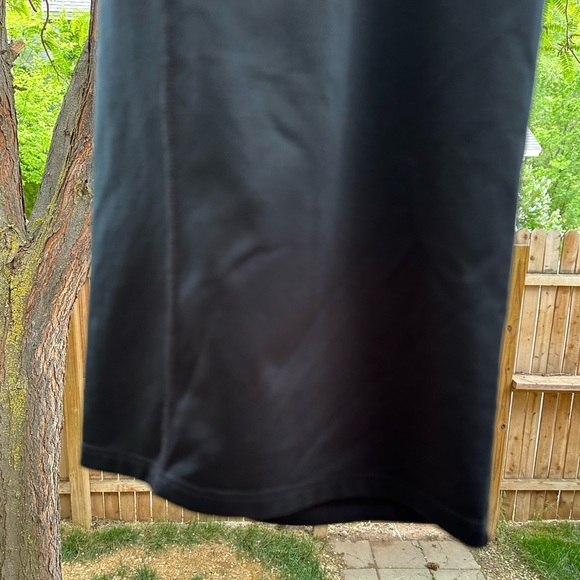 ⭐️ last Chance ⭐️ Under Armour Cropped Wide Leg Workout Black Pants Large - Picture 3 of 15